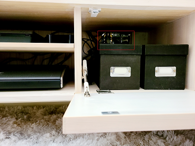 ノリアホーム　NORIAHOME　テレビ台コンセント