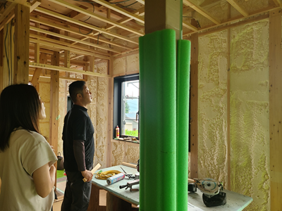 ノリアホーム 現場打合せ