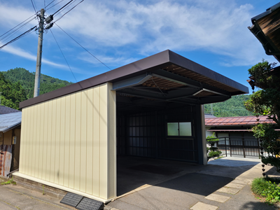 ノリアホーム　カーポート工事