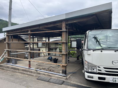 ノリアホーム カーポート工事