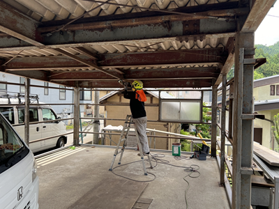 ノリアホーム 鉄骨補修