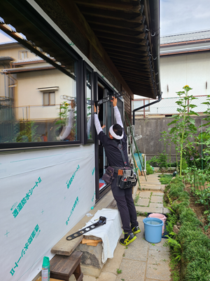 ノリアホーム 物干し設置