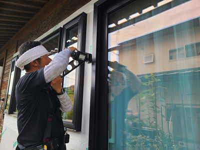 ノリアホーム　物干し設置　リフォーム