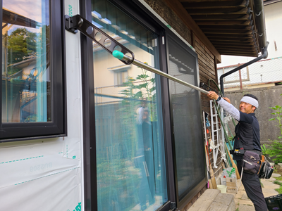 ノリアホーム 物干し設置