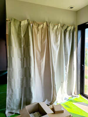 ノリアホーム カーテン決める