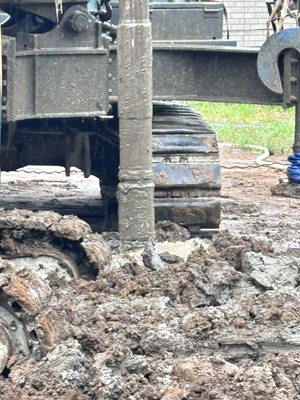 ノリアホーム 地盤改良 セメント流し込み
