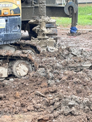 ノリアホーム 地盤改良 工事