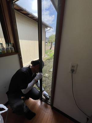 ノリアホーム 網戸取付