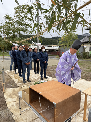 ノリアホーム 新社屋 地鎮祭