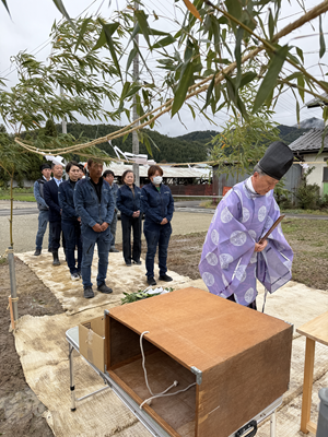 ノリアホーム　新社屋　地鎮祭