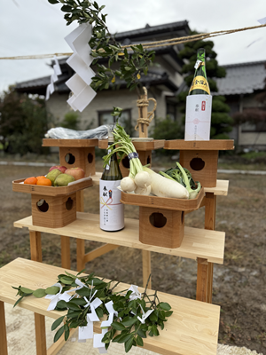 ノリアホーム　地鎮祭　新築注文住宅