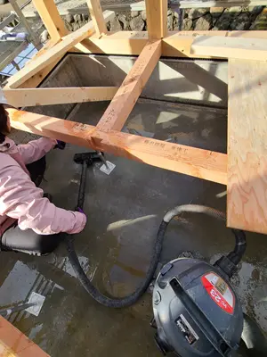 ノリアホーム 基礎掃除