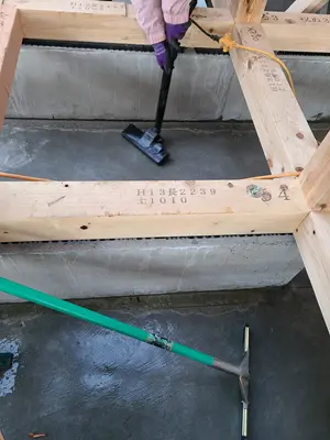 ノリアホーム 基礎の掃除