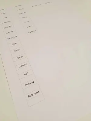 ノリアホーム　ネームシール