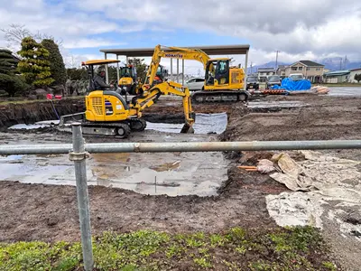 ノリアホーム　地盤改良工事