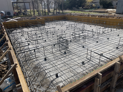 ノリアホーム 鉄筋工事