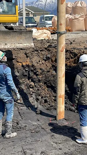 ノリアホーム 地盤改良工事