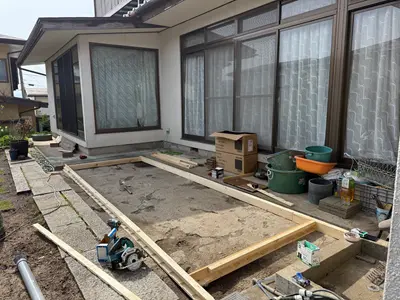 ノリアホーム　外構工事　庭