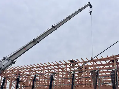 ノリアホーム 新築注文住宅棟上げ