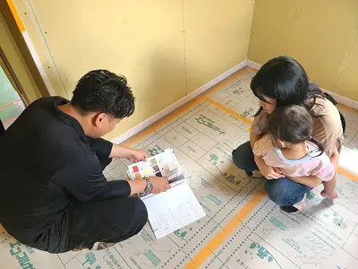 ノリアホーム　新築注文住宅　オーダーカーテン