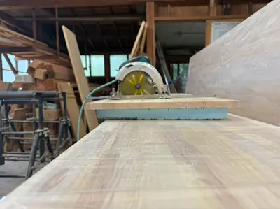 ノリアホーム 集成材カット