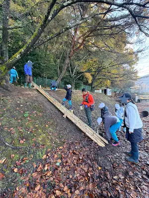 ノリアホーム　手作り滑り台