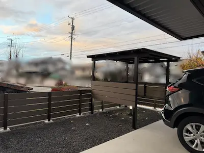 ノリアホーム　自転車置き場