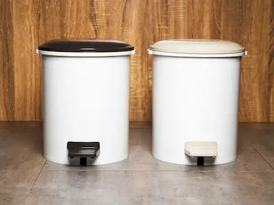 家事ストレスを軽減する　部屋別ゴミ箱の配置