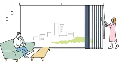 部屋のイメージが変わる　カーテンスタイルの種類