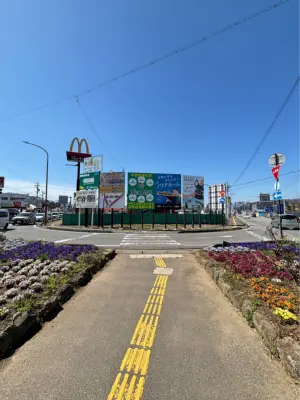 ノリアホームの看板が中野市江部交差点に設置しました