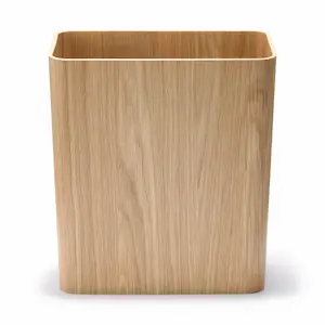 木のゴミ箱でおしゃれな部屋を作る