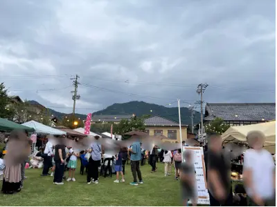 中野市夜遊びイベントの会場の様子