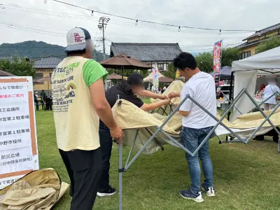 ノリアホーム夜遊びイベント会場作り