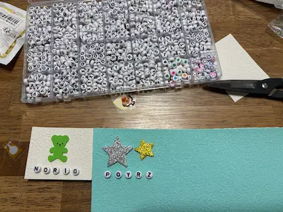 ノリアホームのイベントで使うための試作品木製マグネット