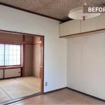 リフォーム前の古いダイニング